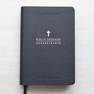 Biblia Sagrada | Letra Supergigante | NAA | Capa Luxo Preta
