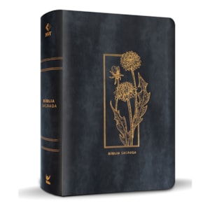 Biblia Mulheres | Viviane Martinello | NVT | Espaco Para Anotacoes | Capa Luxo Floral Grafite