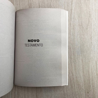 Bíblia Sagrada Flor Minimalista Azul | NAA | Letra Normal | Capa Ilustrada