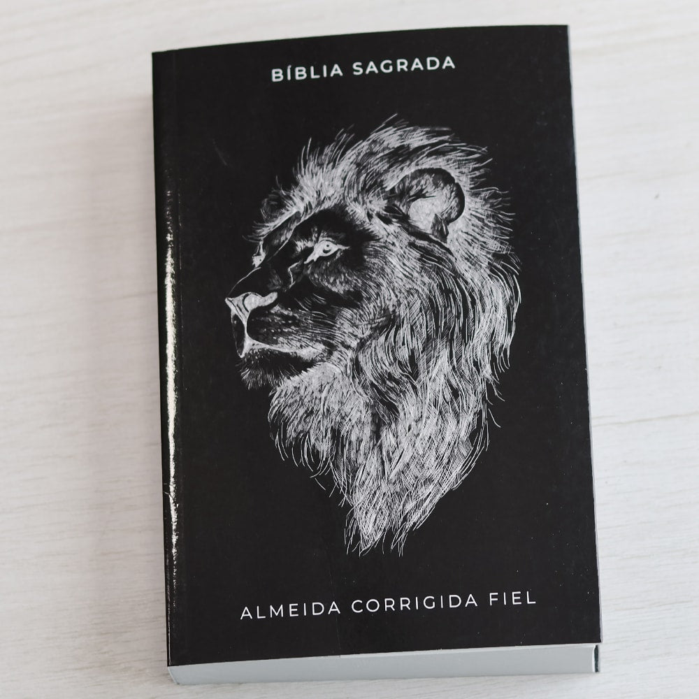 Bíblia Sagrada Leão | ACF | Letra Normal | Capa Brochura