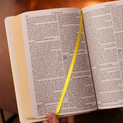 Bíblia Sagrada Girassol | KJA | Letra Maior | Capa Dura