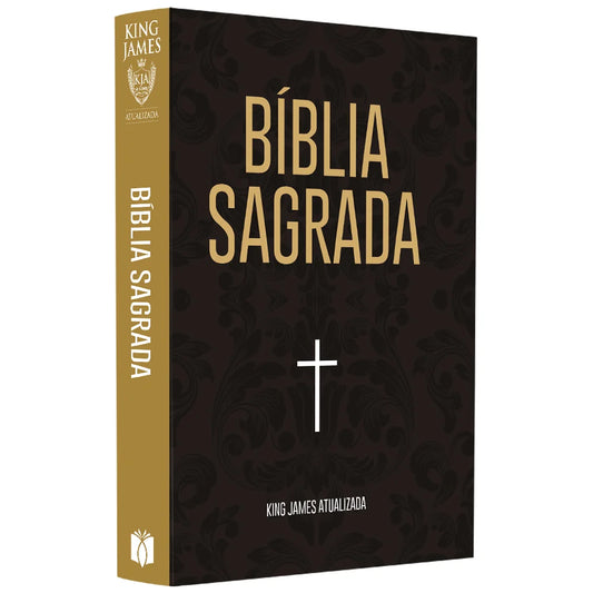 Bíblia Sagrada Arabesco e Cruz | KJA | Letra Maior| Capa Dura
