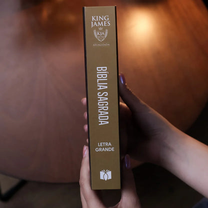 Bíblia Sagrada Arabesco e Cruz | KJA | Letra Maior| Capa Dura