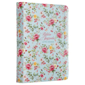 Biblia Sagrada  NVI  Leitura Perfeita  Capa Couro Soft Flores Maximalista