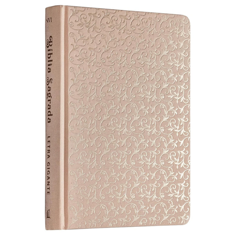 Bíblia Sagrada | NVI | Letra Gigante | Leitura Perfeita | Capa Dura Tecido Feminina Flores