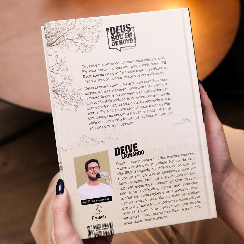 Oi Deus, Sou Eu de Novo | Deive Leonardo | Capa Dura