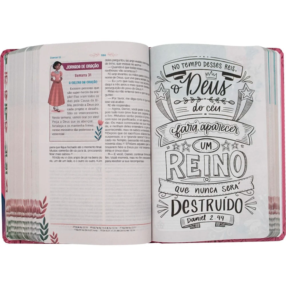 Bíblia Sagrada Mary Jones And Friends | NTLH | Capa Dura Ilustrada Branca