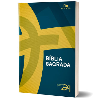 Bíblia Sagrada Cruz | A21 | Letra Média| C/ Referências Cruzadas | Capa Brochura