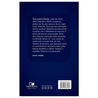 Bíblia Sagrada Leão | A21 | Letra Média| C/ Referências Cruzadas | Capa Brochura
