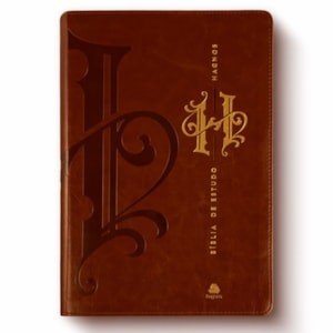 Biblia de Estudo Hagnos  King James  Capa Luxo Marrom