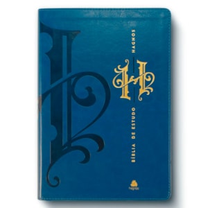 Biblia de Estudo Hagnos  King James  Capa Luxo Azul