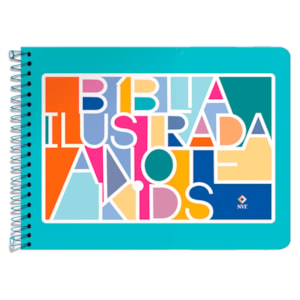 Biblia Ilustrada Anote Kids  NVT  Capa Dura Colors