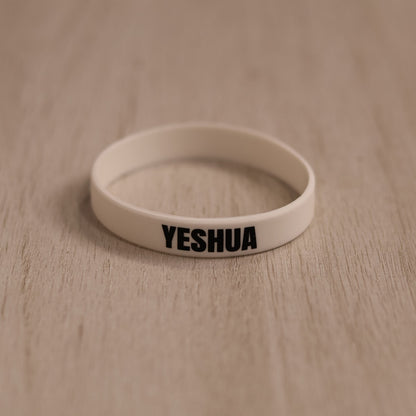 Pulseira de Silicone Branca | Yeshua