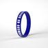 Pulseira de Silicone Azul Royal | Firmado na Rocha