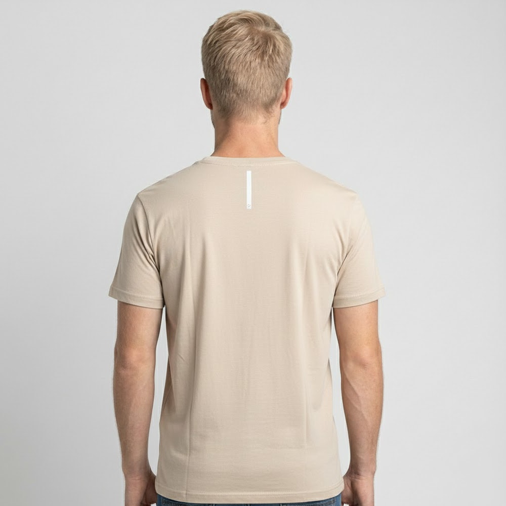 Camiseta Bege | O Amor Me Amou