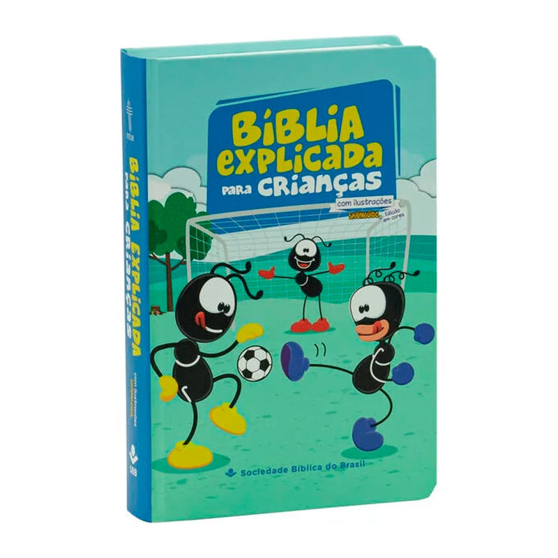 Bíblia Explicada Para Crianças Smilinguido | Futebol | NTLH | Capa Dura