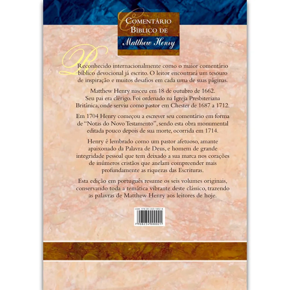 Comentário Bíblico de Matthew Henry | Volume Único