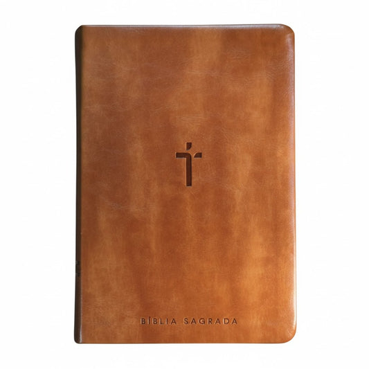 Bíblia NAA - Letra Gigante - Marrom