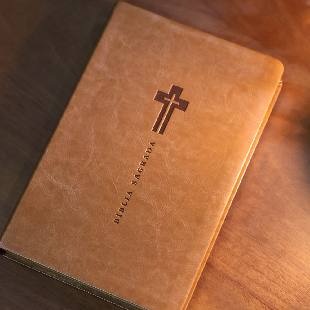 Biblia Sagrada  NVI  Letra Grande  Marrom