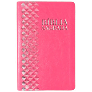 Biblia Sagrada  ARC  Letra Normal  Capa Luxo Pink