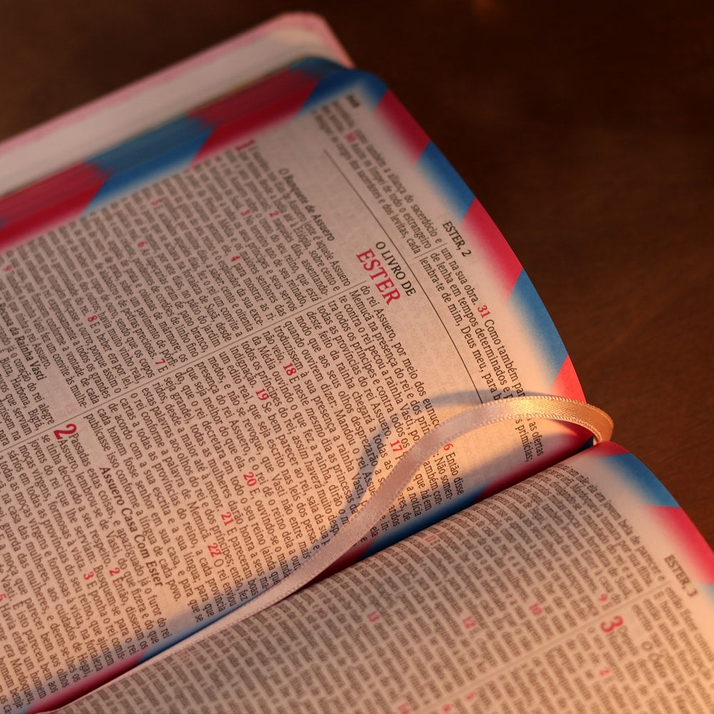 Bíblia Pequenos Discípulos | ARC | Letra Normal | Capa Dura Rosa | Edição Ampliada