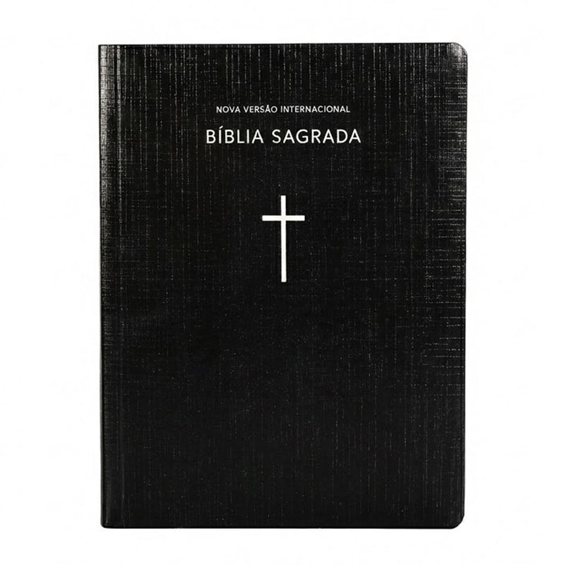 Bíblia Sagrada | NVI | Capa Brochura Cruz Preta