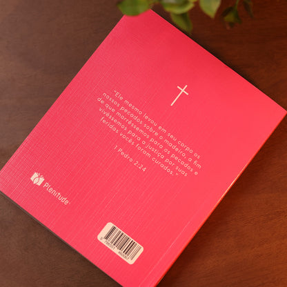 Bíblia Sagrada | NVI | Capa Brochura Cruz Rosa
