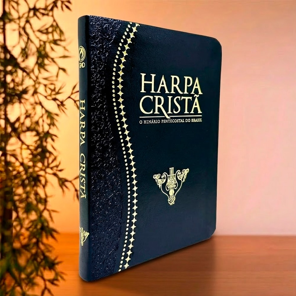 Harpa Cristã | Grande | Luxo Preta