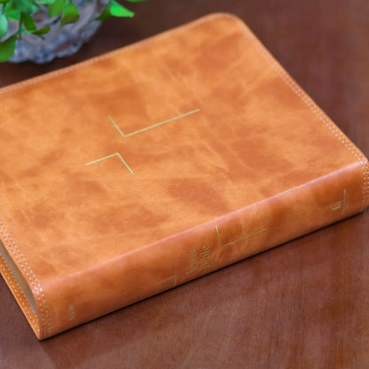 Jesus Bible | NVI | Espaço Para Anotações | Leitura Perfeita | Couro-Soft Marrom