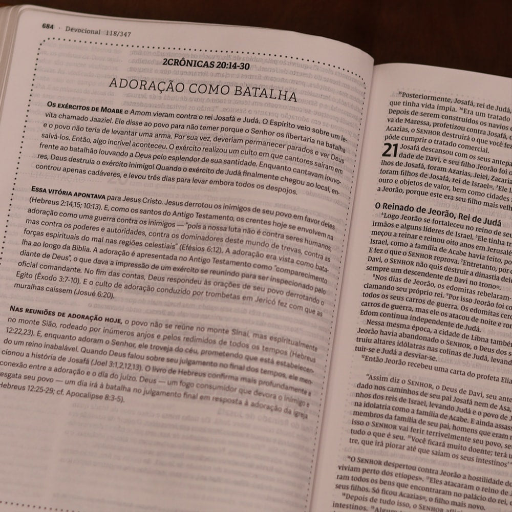 Jesus Bible | NVI | Espaço Para Anotações | Leitura Perfeita | Couro-Soft Marrom