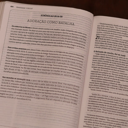 Jesus Bible | NVI | Espaço Para Anotações | Leitura Perfeita | Couro-Soft Marrom