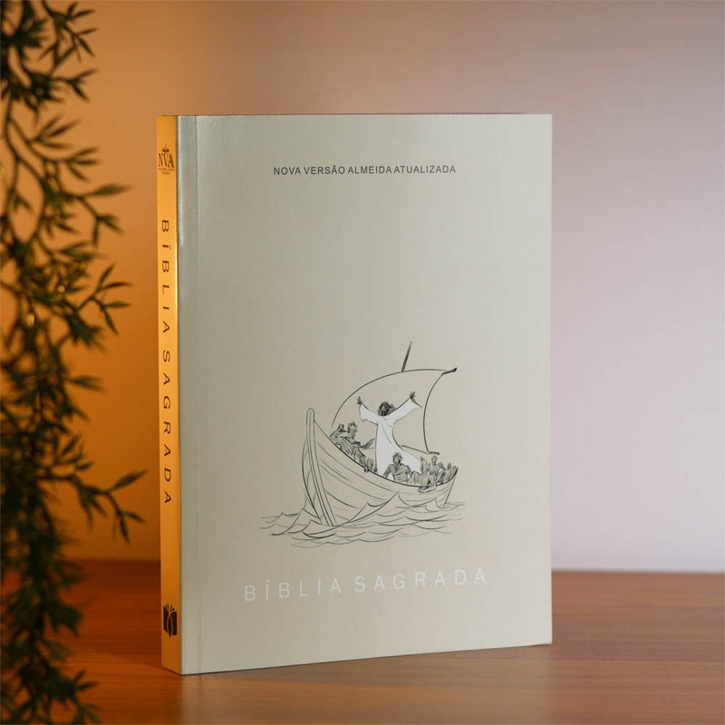 Bíblia Sagrada Jesus no Barco | NVA | Capa Brochura