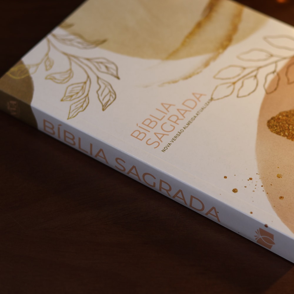 Bíblia Sagrada Brush e Folhas | NVA | Capa Brochura