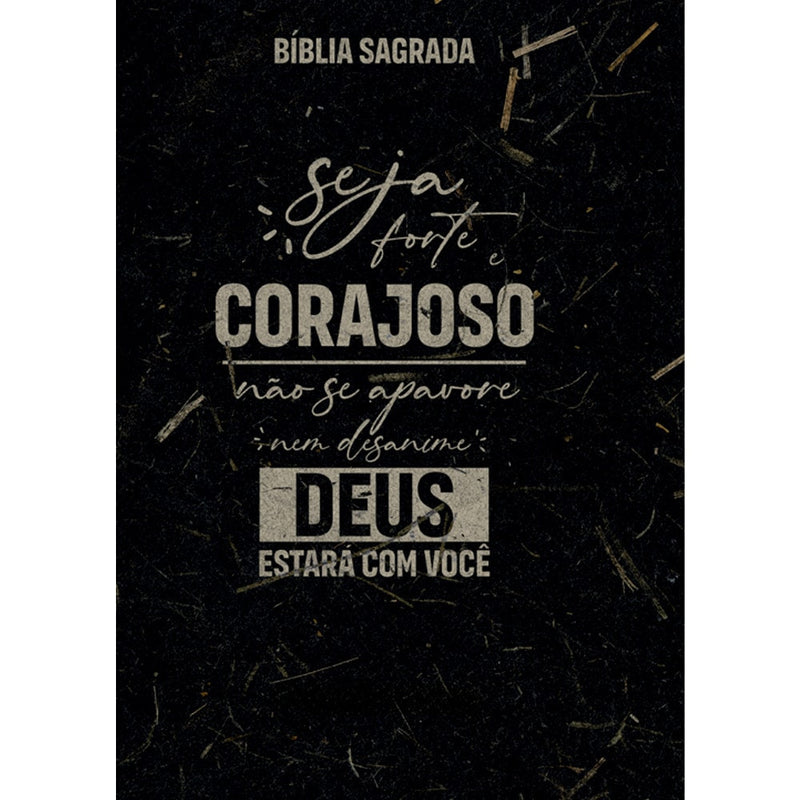 Bíblia Sagrada Seja Forte e Corajoso | NVA | Capa Brochura