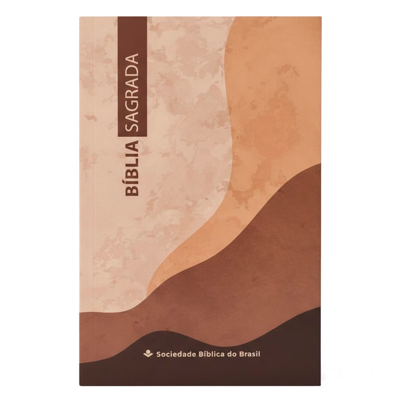 Bíblia Sagrada Montanha | NAA | Capa Brochura Marrom