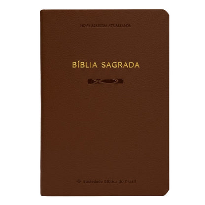 Bíblia Sagrada Slim | NAA | Marrom