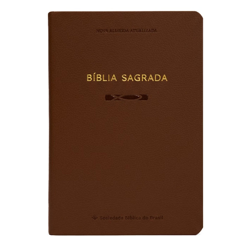 Bíblia Sagrada Slim | NAA | Marrom
