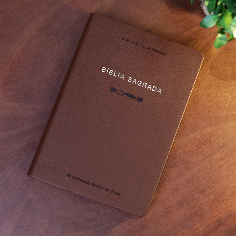 Bíblia Sagrada Slim | NAA | Marrom