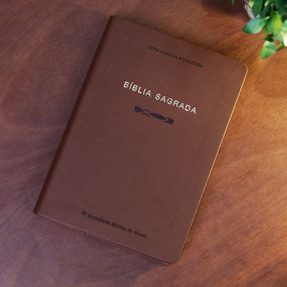 Bíblia Sagrada Slim | NAA | Marrom