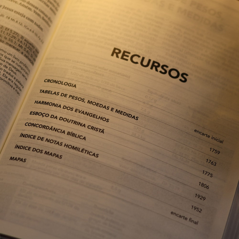 Bíblia de Estudo Shedd | A21 | Couro Sintético Marrom e Preto