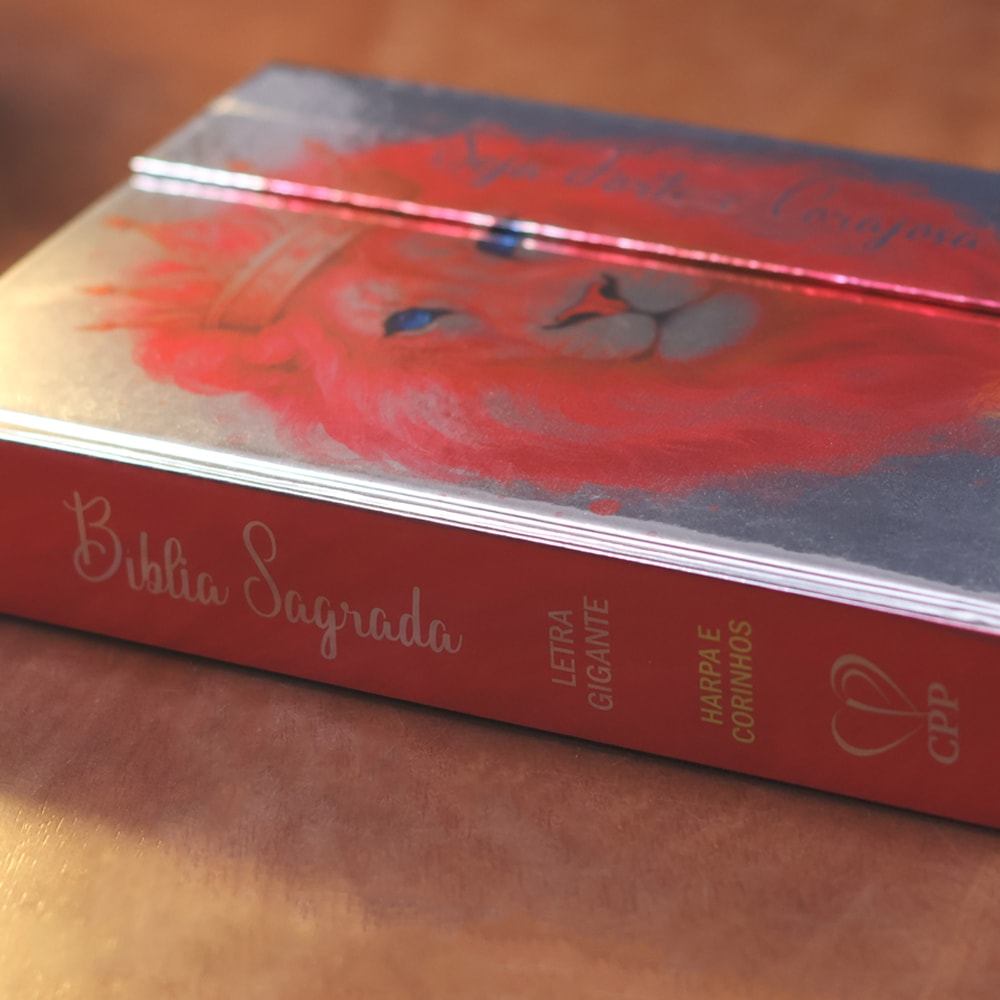 Bíblia Sagrada Seja Forte | ARC | Letra Gigante | Harpa Avivada e Corinhos | Capa Dura Carteira