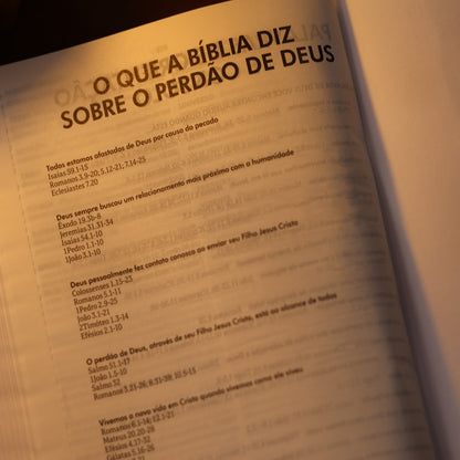 Bíblia Sagrada Leão de Judá | NTLH | Capa Dura Laranja