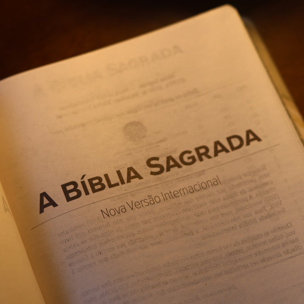 Bíblia Sagrada Lírios | NVI | Letra Maior | Capa Dura