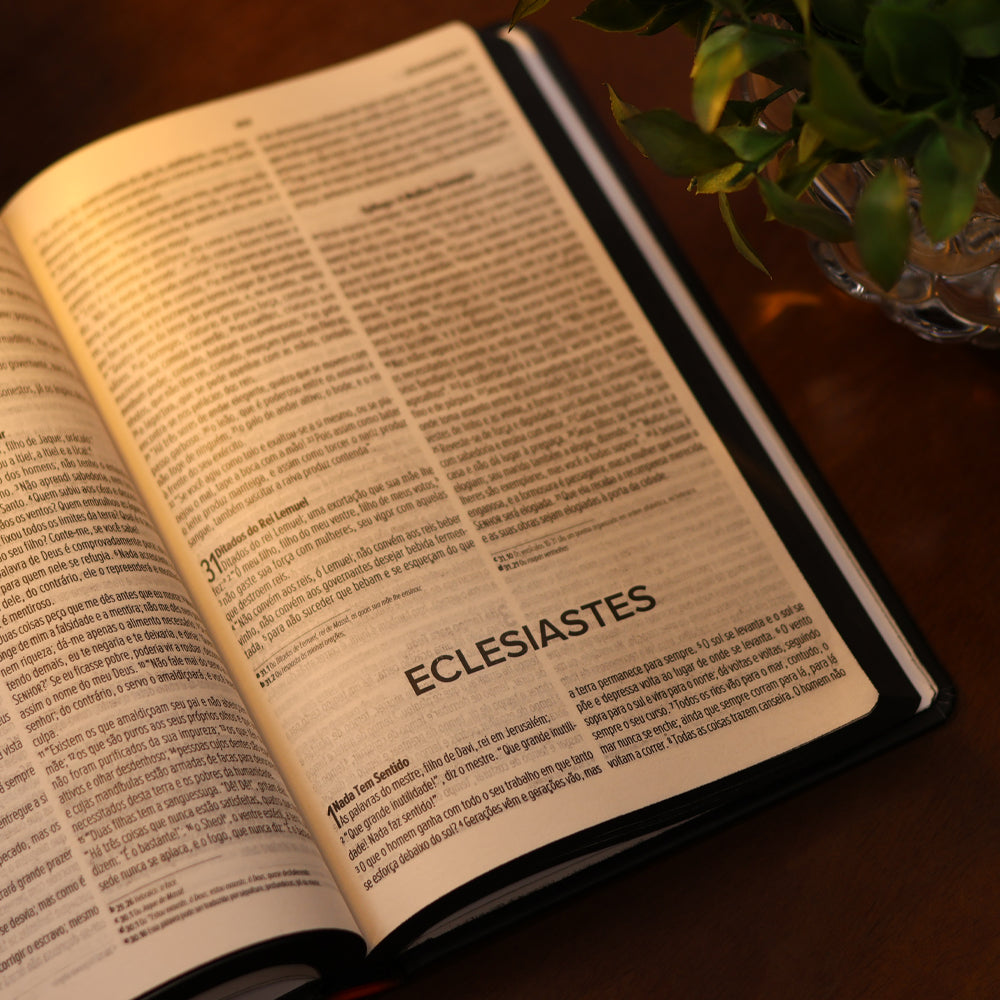 Bíblia Sagrada Creram Nele | NVI | Letra Normal | Capa Dura Preta