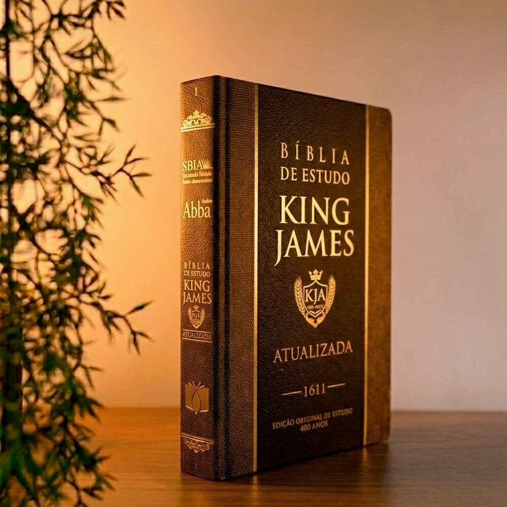 Bíblia de Estudo King James 1611 | KJA 400 Anos | Full Collor | Capa Dura