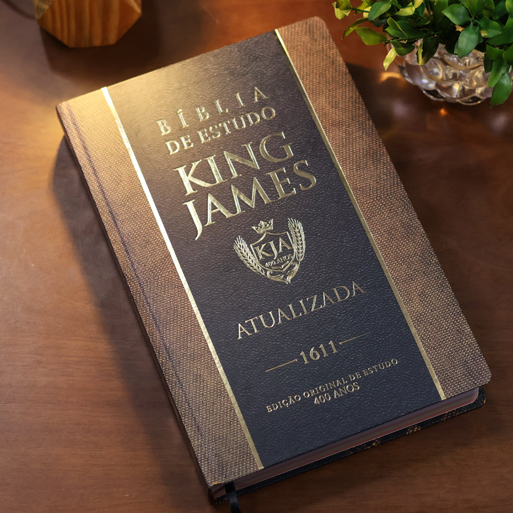 Bíblia de Estudo King James 1611 | KJA 400 Anos | Full Collor | Capa Dura