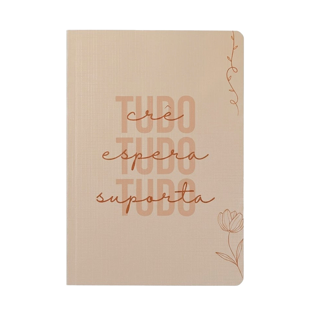 Livro Bloco de Anotações Tudo Crê | Capa Brochura