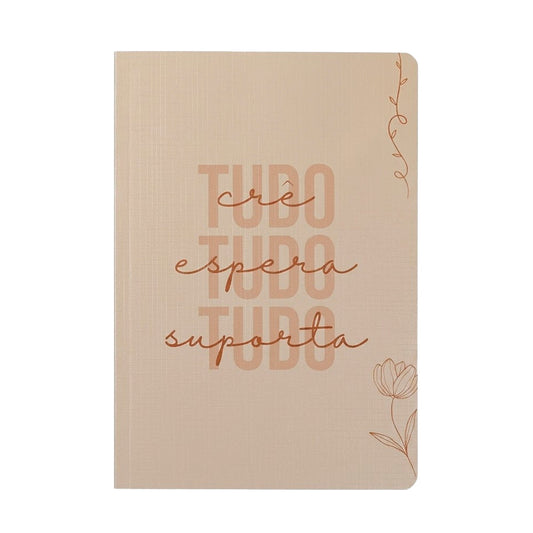Livro Bloco de Anotações Tudo Crê | Capa Brochura