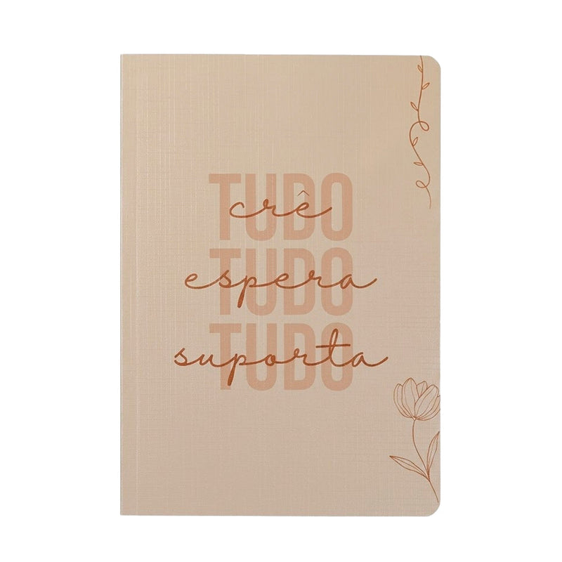 Livro Bloco de Anotações Tudo Crê | Capa Brochura