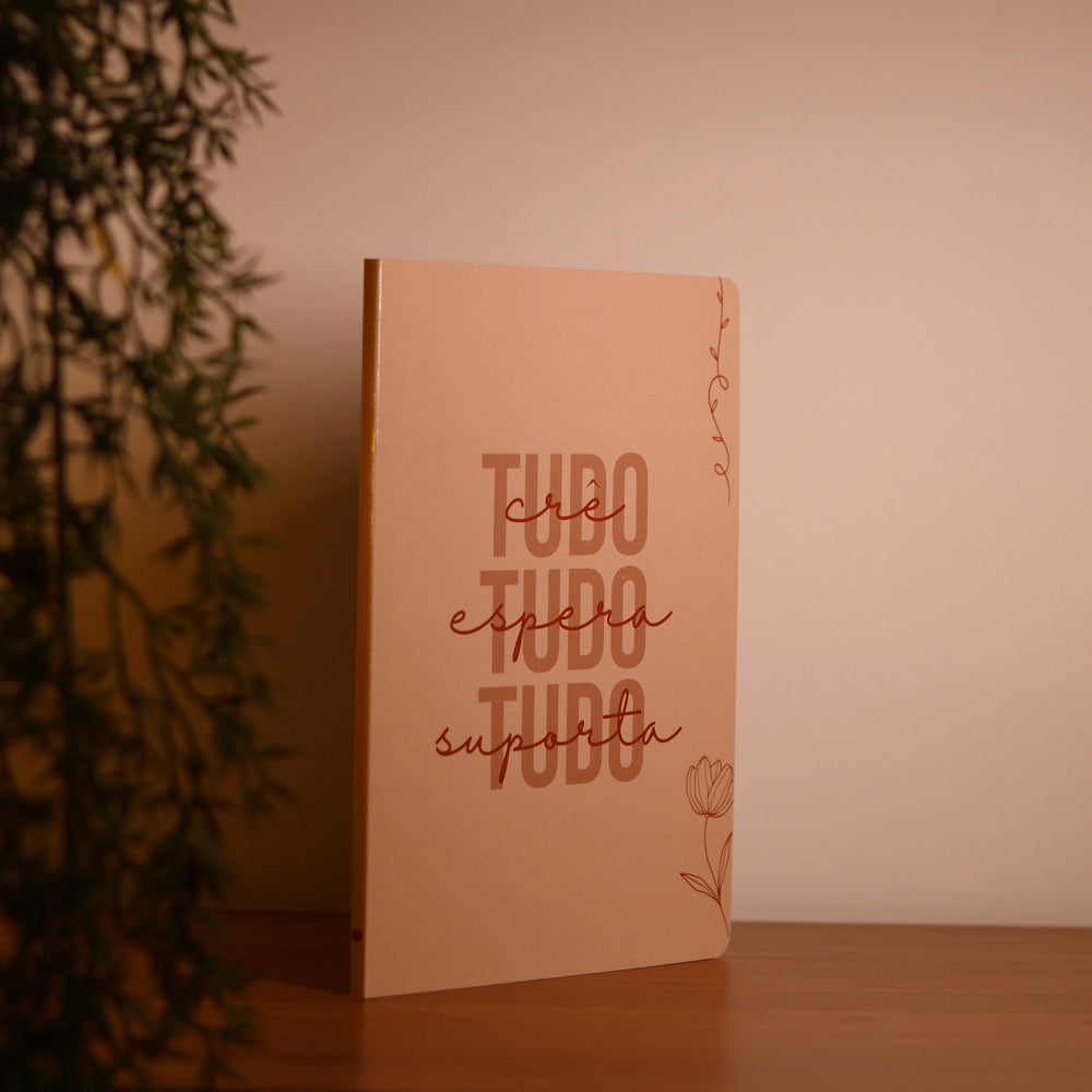 Livro Bloco de Anotações Tudo Crê | Capa Brochura